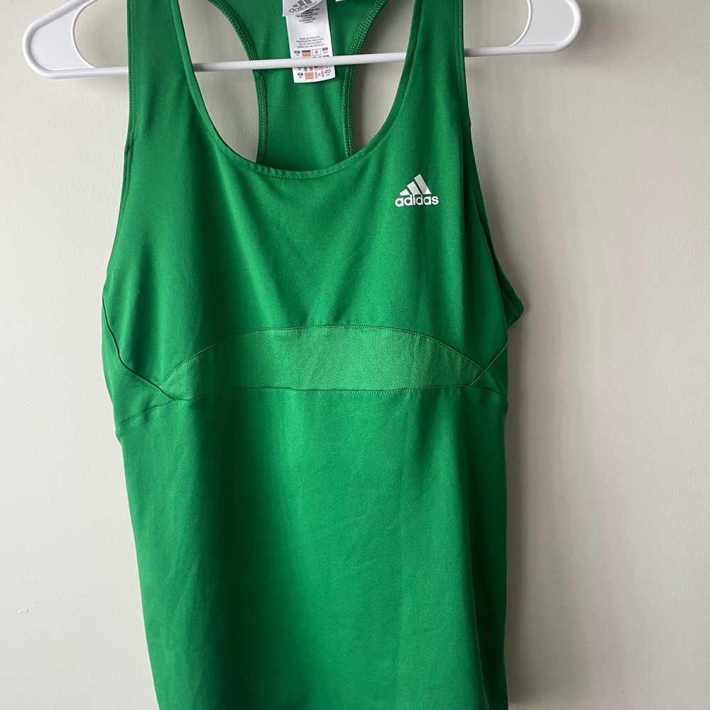 Adidas Emerald Green Athletic Tank - Picture 3 of 6